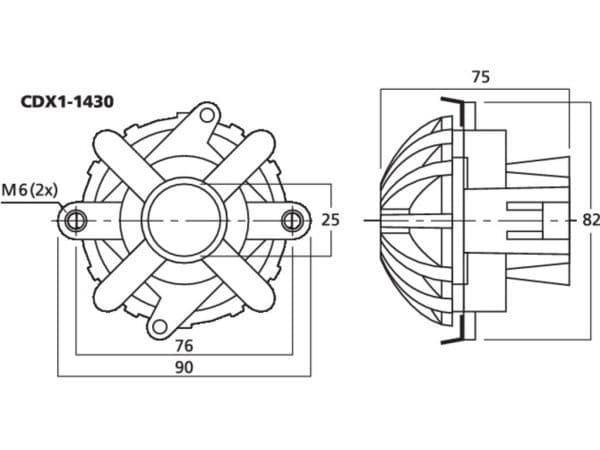 Monacor CDX1-1430