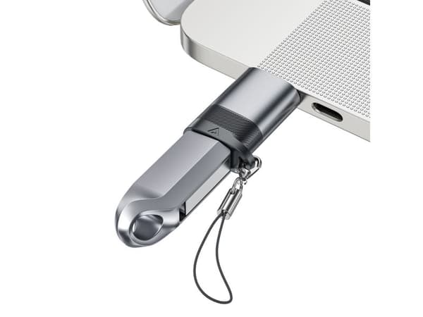 Acefast J8 USB-C til USB-A-adapter - grå