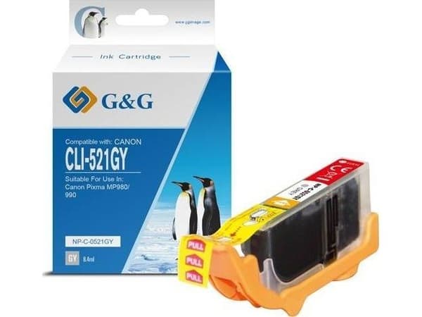 G&G NP-C-0521GY, Grå, 8,4 ml, 1 styck, Enpack