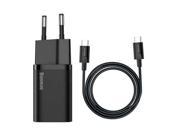 Baseus TZCCSUP-L01, Innendørs, AC, USB, 1 m, Sort