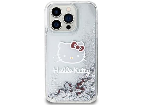 Hello Kitty berlocker hårdskal glitter för iPhone 13 Pro / 13 6.1\" silver/silver (HKHCP13LLIKHET)