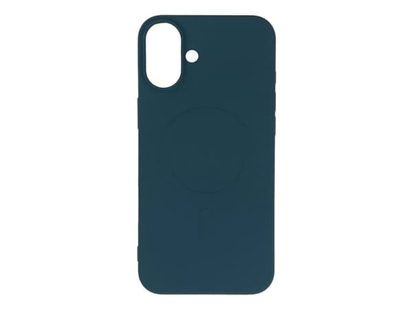 Liquid Silicone Case MagSafe til iPhone 16 Plus - mørk blå