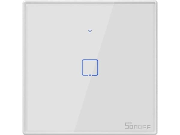 Sonoff T2EU1C-RF, Vit, Plast, Väggmontering, 0.433 GHz, 86 mm, 9 mm