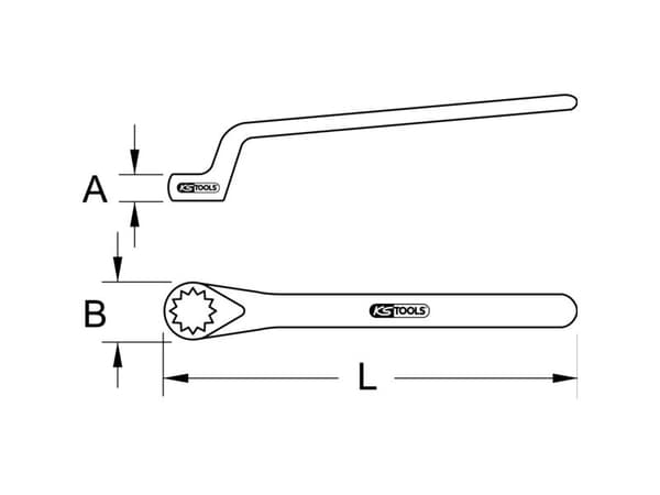 KS Tools 117.1322 Ringnyckel