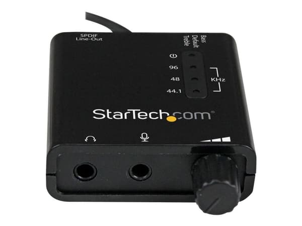 StarTech.com ICUSBAUDIO2D, 5.1 kanavaa, 24 bittiä, 91 dB, USB
