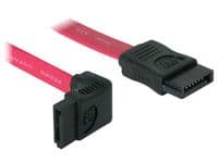DeLOCK SATA Cable - 0.5m, 0,5 m, SATA II, Punainen