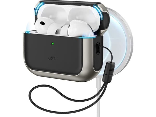 ESR ORBIT HALOLOCK MagSafe til Apple AirPods Pro 3 titanium