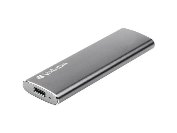Verbatim Vx500 - SSD - 120 GB - extern (bärbar) - USB 3.1 Gen 2 (USB-C stikforbindelse) - space grey