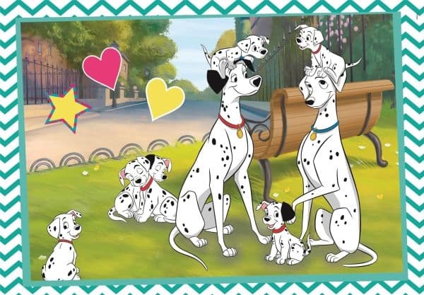 CLE puslespill 2x60 SuperColour Disney Classics 24836