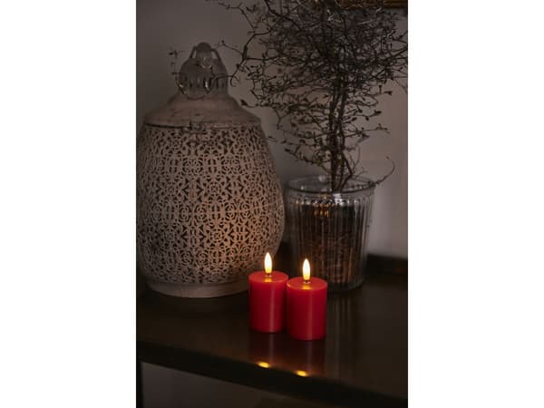 Sirius Sille Mini Block Vaaleanpunainen - K 6,5 cm - 2 kpl