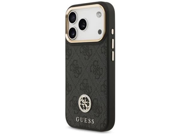 Guess 4G Strass MagSafe-deksel til iPhone 17 Pro - Svart