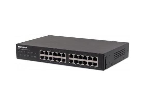 Intellinet 561273, Gigabit Ethernet (10/100/1000), Full duplex, Rackmontering