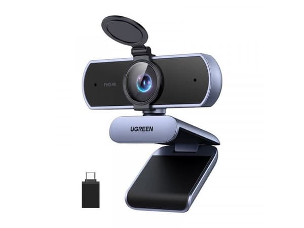 Ugreen CM831 Webcam, 4K, 30 FPS, USB, Built-in Microphones