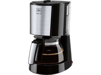 Melitta Enjoy Top - Kaffemaskiner - 15 kopper - sort/rustfrit stål