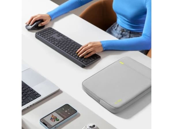 Tech-Protect Defender laptopväska 15-16" - grå