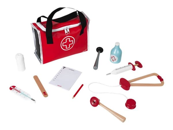 Janod Doctor's set with 10 accessories (J06513)