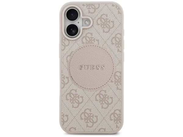 Guess 4G Circle Classic Logo MagSafe-etui til iPhone 17 - Pink