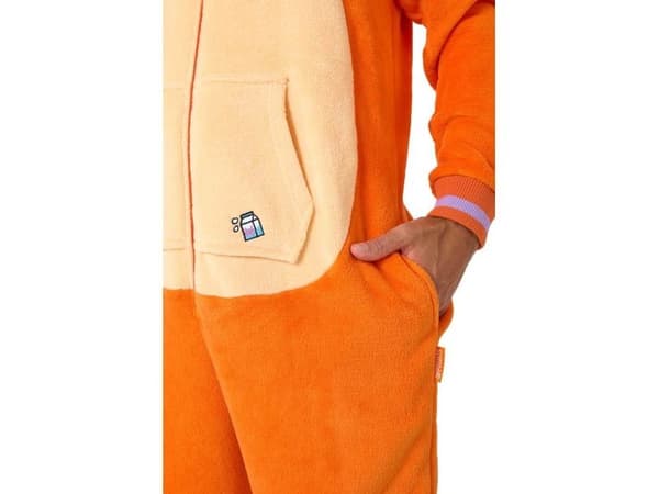 Orange katt-kostym