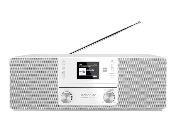 TechniSat DigitRadio 370 CD BT - Lydsystem - 2 x 5 watt - hvit