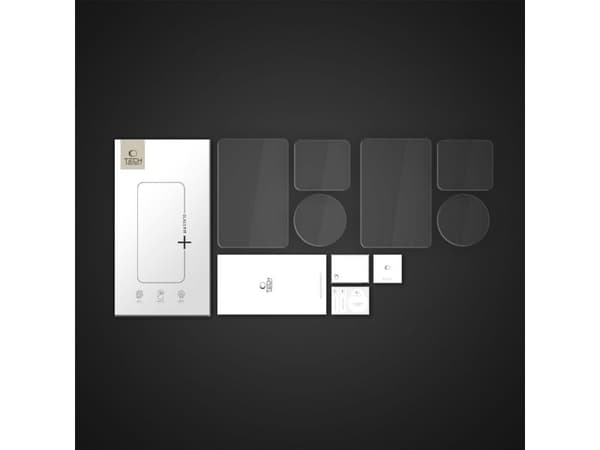 Spigen härdat glas Tech-Protect Glass Fit+ DJI Osmo Action 5 Pro Clear [2-pack]
