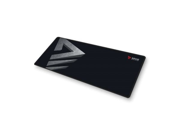 Savio Precision Control L, Sort, Bilde, Gummi, Antiskliunderlag, Musematte til gaming