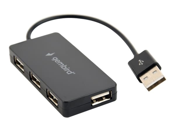 Gembird UHB-U2P4-04 - Hub - 4 x USB 2.0 - stasjonær