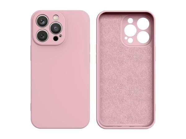 Hurtel Silikondeksel iPhone 14 Plus silikondeksel rosa