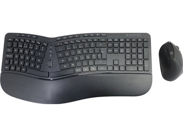 CONCEPTRONIC Wireless Keyboard+Mouse,ergonomisch Layout Pt
