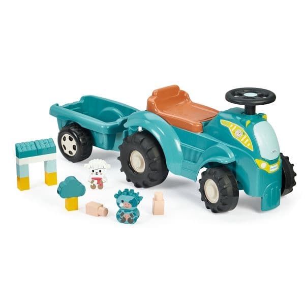 Styrbar traktor med tilhenger