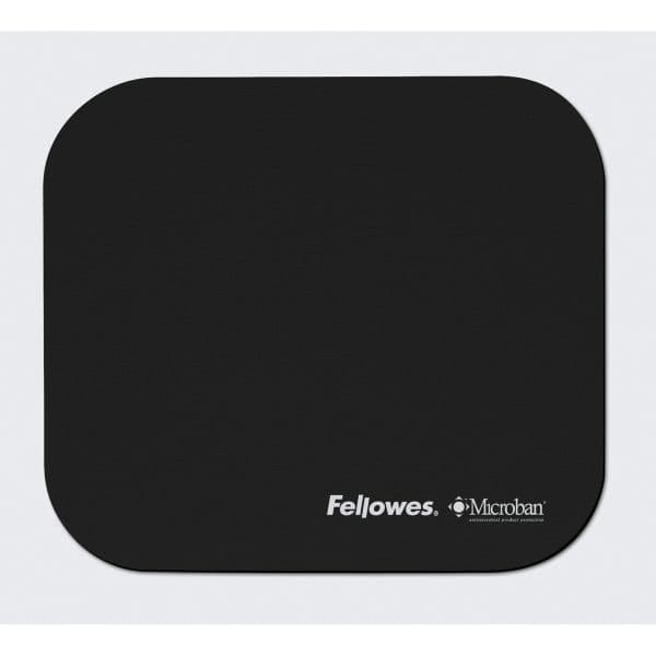 Fellowes Mouse Pad with Microban Protection - Musematte - svart