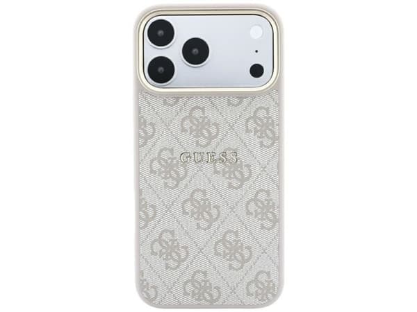 Guess Embossed 4G Classic MagSafe Case for iPhone 17 Pro Max / 18 Pro Max - Pink