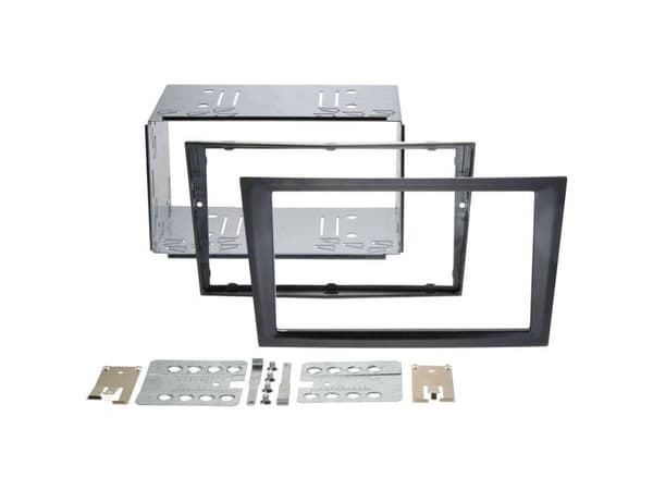 2-DIN kit div. Opel - farve: sort