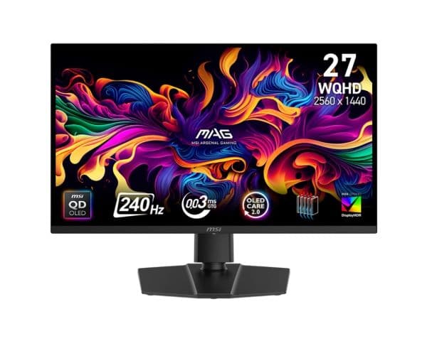 MSI - OLED-skjerm - 27" - 2560 x 1440 - 0.03 ms