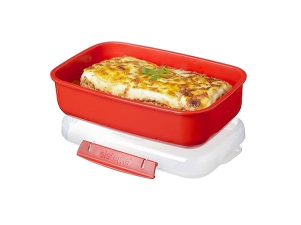 Ametsis Rectangle 1,25L behållare för microvågsugn