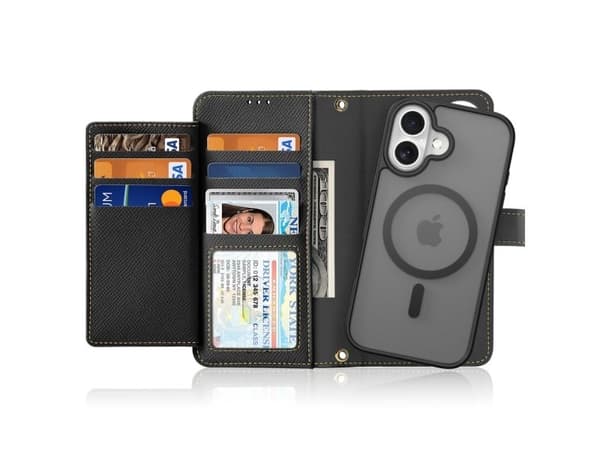 Dux Ducis Lawa Lærveske til iPhone 16 - Sort