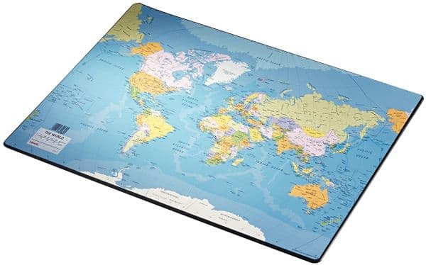 Kirjoitusalusta 40x53 World - (10 kpl)