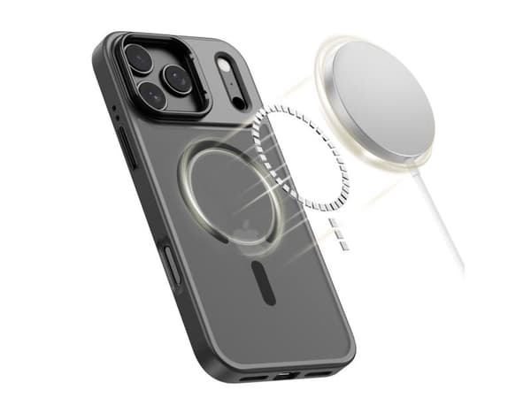 Tech-Protect MagStand MagSafe-etui til iPhone 17 Pro - matt svart