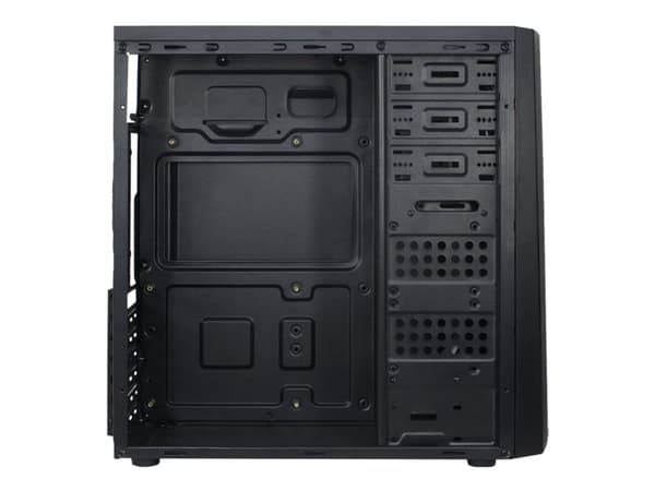 Inter-Tech B-42, Midi Tower, PC, Musta, ATX, mikro ATX, 15 cm, 35 cm