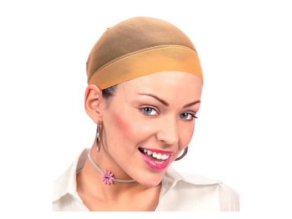 Peruukkilakki, beige, 2 kpl