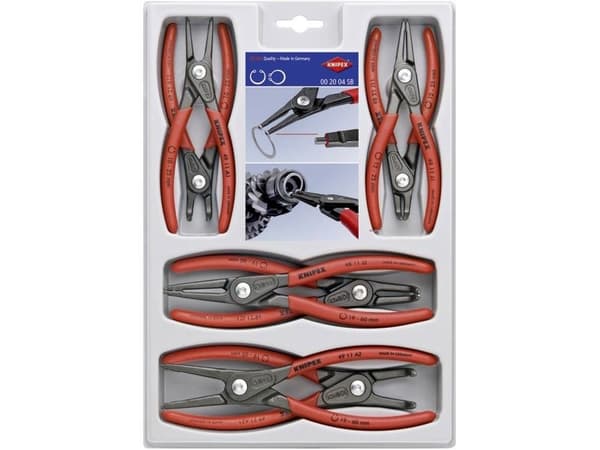 KNIPEX præcisions-låseringstang-sæt, 8 låseringstænger