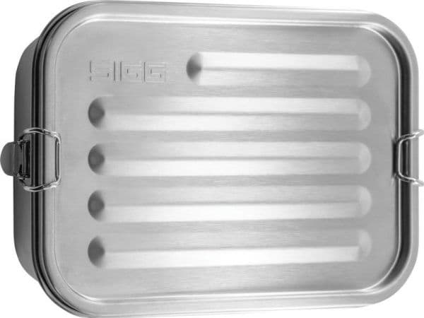 SIGG 8733.40, Lunsjbeholder, Voksen, Rustfritt stål, Rustfritt stål, Monokromatisk, Rektangulær