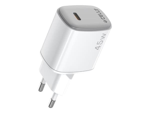 Celly UPTC1USBC45WWH, inomhus, AC, Vit