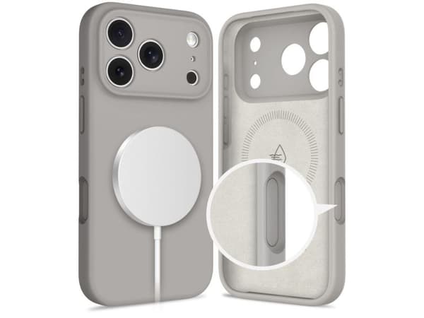 Tech-Protect Silicone MagSafe-skal för iPhone 17 Pro Max - grå
