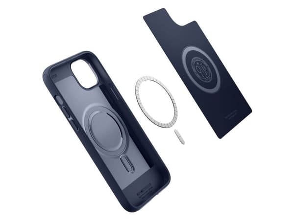 Spigen ACS04919, Mobilskal, Apple, iPhone 14 Plus, 17 cm (6.7"), Blå