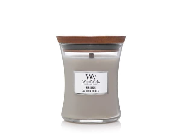 Yankee Candle - WoodWick medium timglas - Fireside