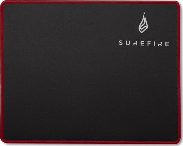 Surefire Gaming Silent Flight 320 - Gaming Musemåtte - 32 x 26 cm. - Sort/Rød