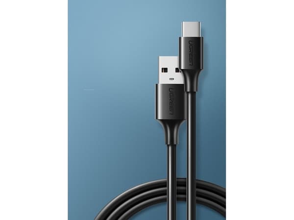 USB til USB-C-kabel UGREEN 0,5m (svart)