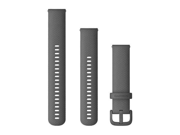 Garmin Quick Release, ranneke, Silikone, musta, 20 mm