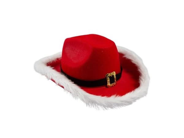 Joulu Cowboy hattu