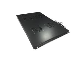 Alantec SA-FR-4-600-1000-C, Ventilert tomt panel, Innebygd vifte, Sort